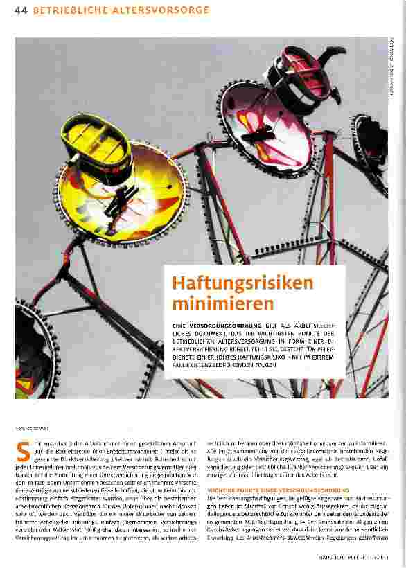 Vorschauseite 1: Haftungsrisiken minimieren