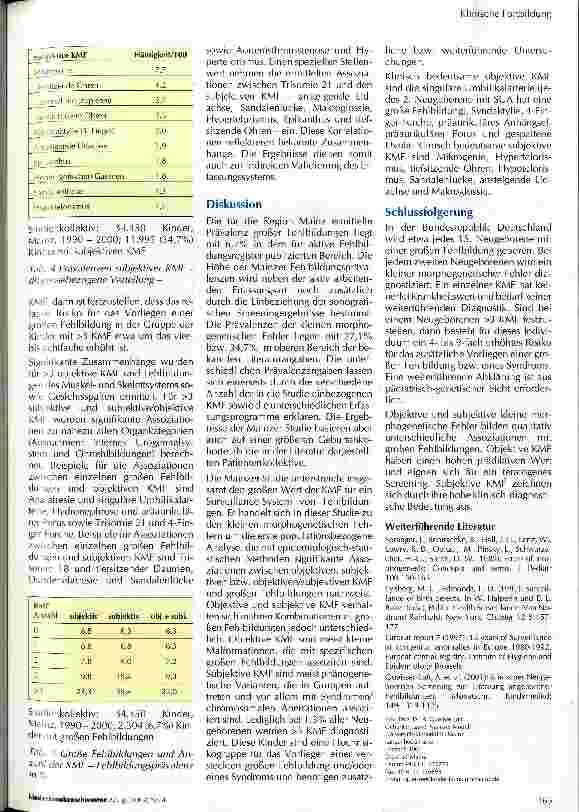 Vorschauseite 3: Kleine morphogenetische Fehler - Kleine Befunde mit großer Bedeutung?