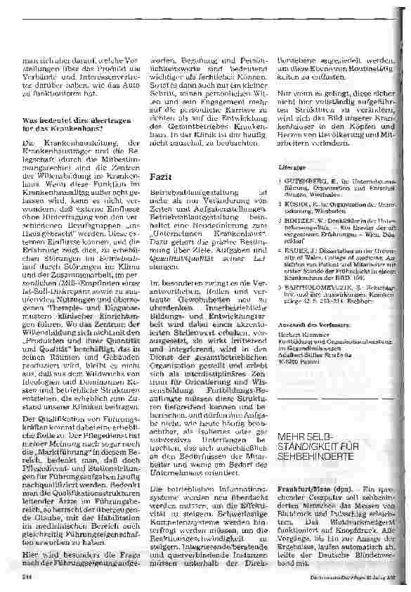Vorschauseite 4: Betriebsablaufgestaltung im Krankenhaus Ein Instrument moderner Unternehmenspolitik