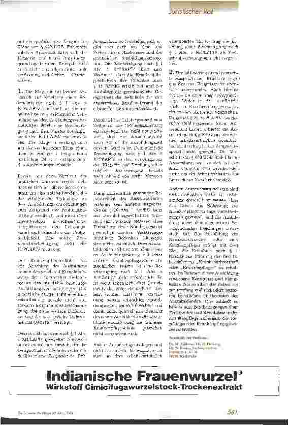 Vorschauseite 2: Kein Anspruch auf Zeugnis oder Schulbescheinigung vor Beendigung der Krankenpflegeausbildung