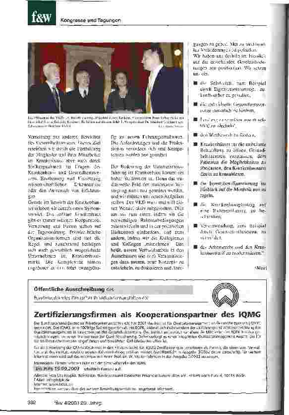 Vorschauseite 2: 100 Jahre VKD Vom Verwalten zum aktiven Gestalten