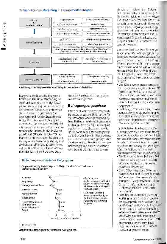 Vorschauseite 2: Nachholbedarf in Sachen Marketing In vielen Gesundheitsunternehmen fehlen Strategien und klare Konzepte