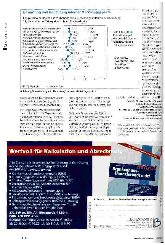 Vorschauseite 4: Nachholbedarf in Sachen Marketing In vielen Gesundheitsunternehmen fehlen Strategien und klare Konzepte