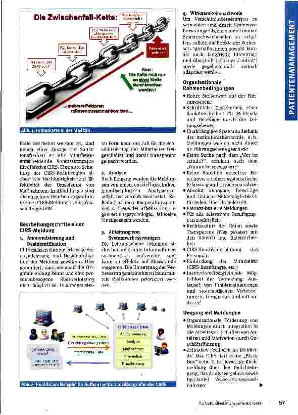 Vorschauseite 2: Critical Incident Reporting Systeme (CIRS)
