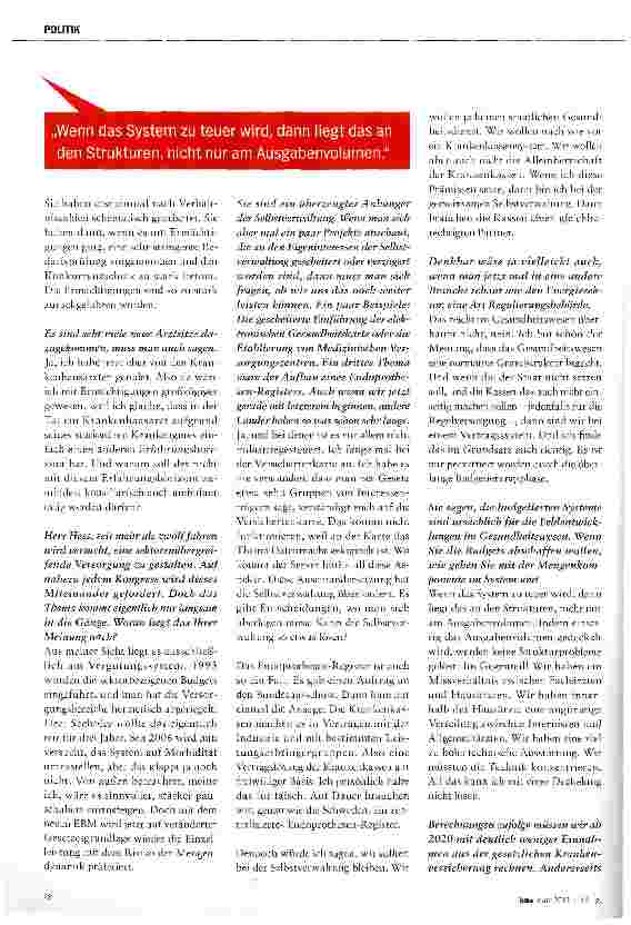 Vorschauseite 3: „Es braucht Kraft, die Mindestmengen anzuheben