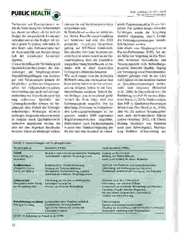 Vorschauseite 2: Vergütungssysteme und Wettbewerb im Gesundheitssystem