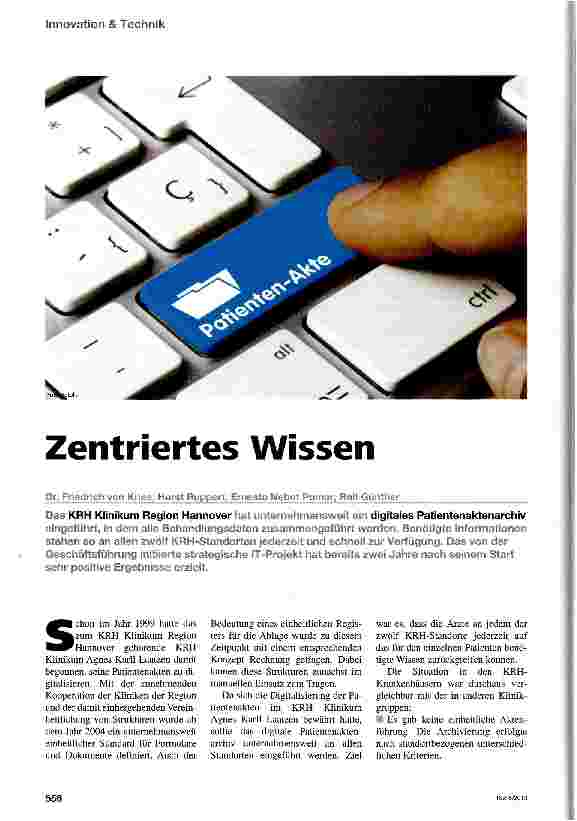 Vorschauseite 1: Zentriertes Wissen