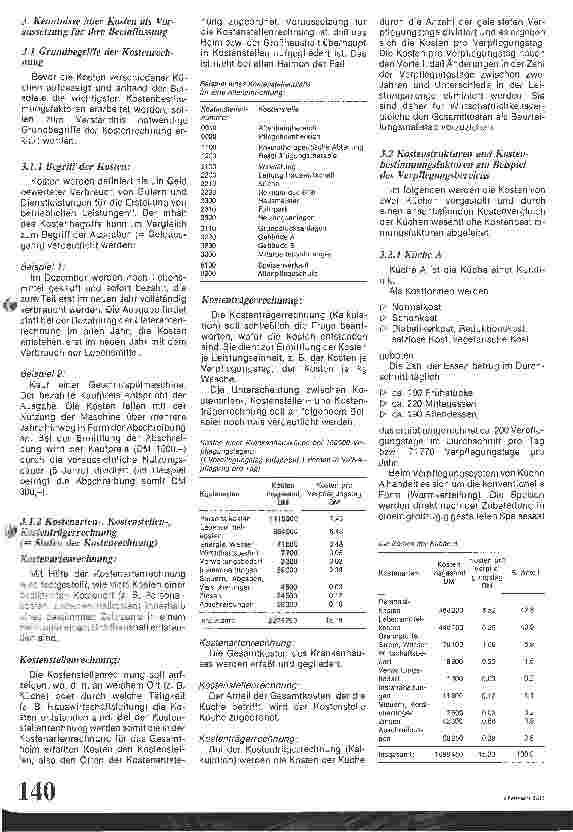 Vorschauseite 2: Wirtschaftlich arbeiten / Kostenbeeinflussung durch die hauswirtsch. Fachkraft
