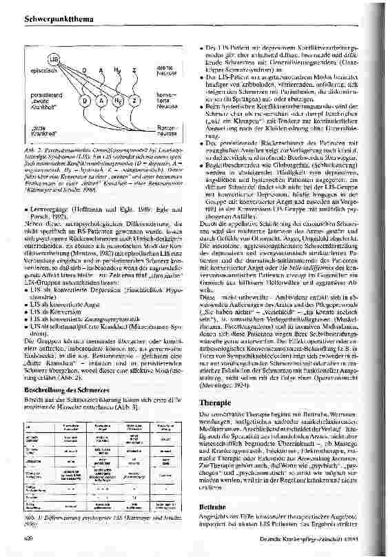 Vorschauseite 5: Psychogene Lumbago-Ischalgie-Syndrome