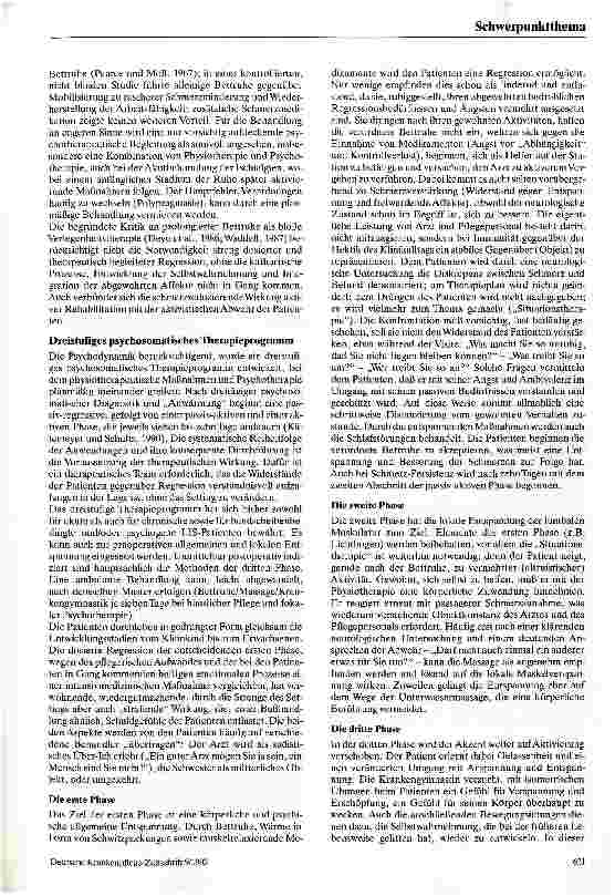 Vorschauseite 6: Psychogene Lumbago-Ischalgie-Syndrome