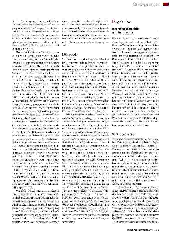 Vorschauseite 2: Sichert die Integrierte Versorgung eine adäquate Informationsweiterleitung?
