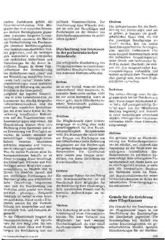 Vorschauseite 2: Pflegekammern - Instrumente der beruflichen Selbstverwaltung?