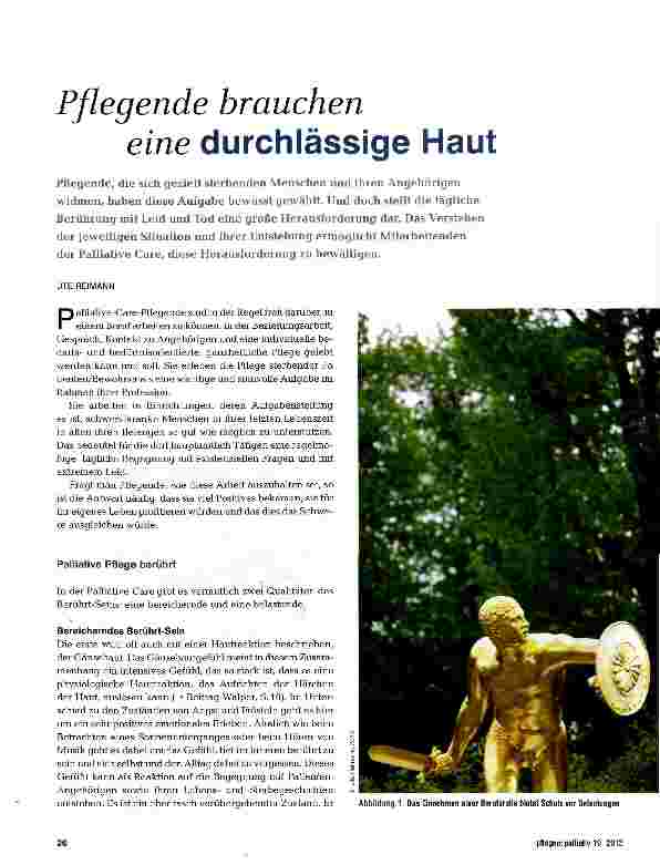 Vorschauseite 1: Pflegende brauchen eine durchlässige Haut