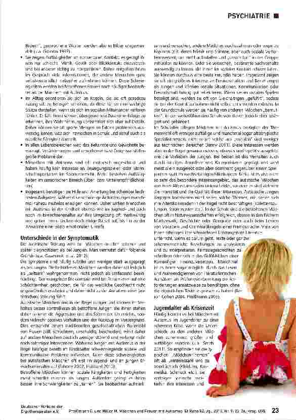 Vorschauseite 2: Überraschend anders: Mädchen und Frauen mit Autismus