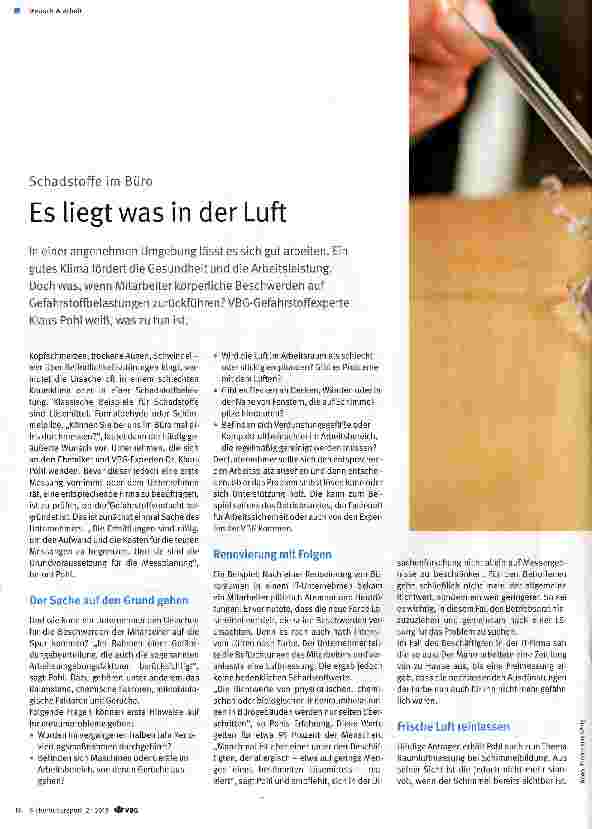 Vorschauseite 1: Es liegt was in der Luft