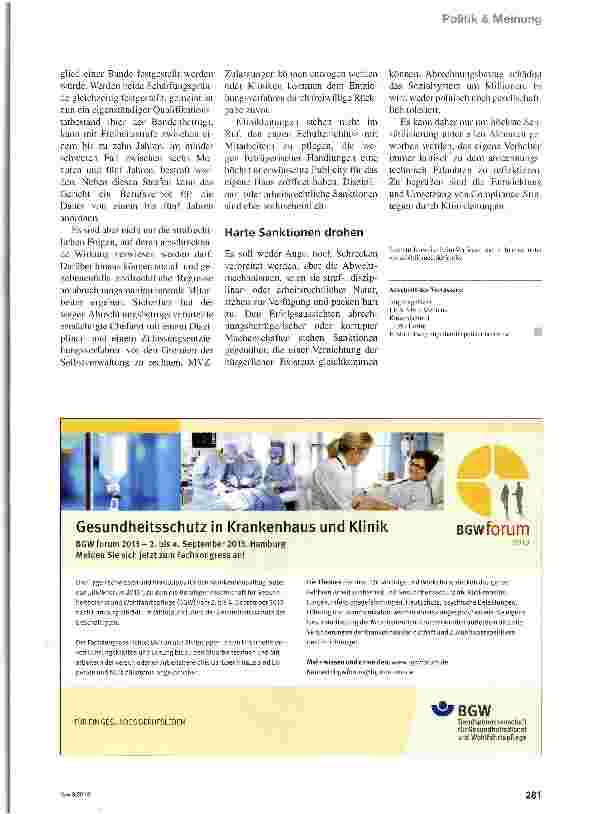 Vorschauseite 4: Mit einem Bein im Knast