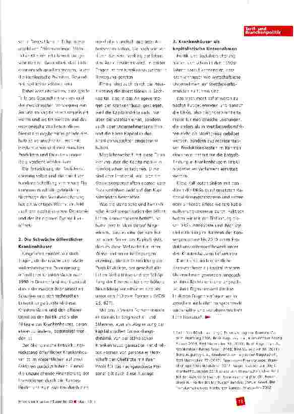 Vorschauseite 2: Eine Krankenhausökonomie von Gut und Böse