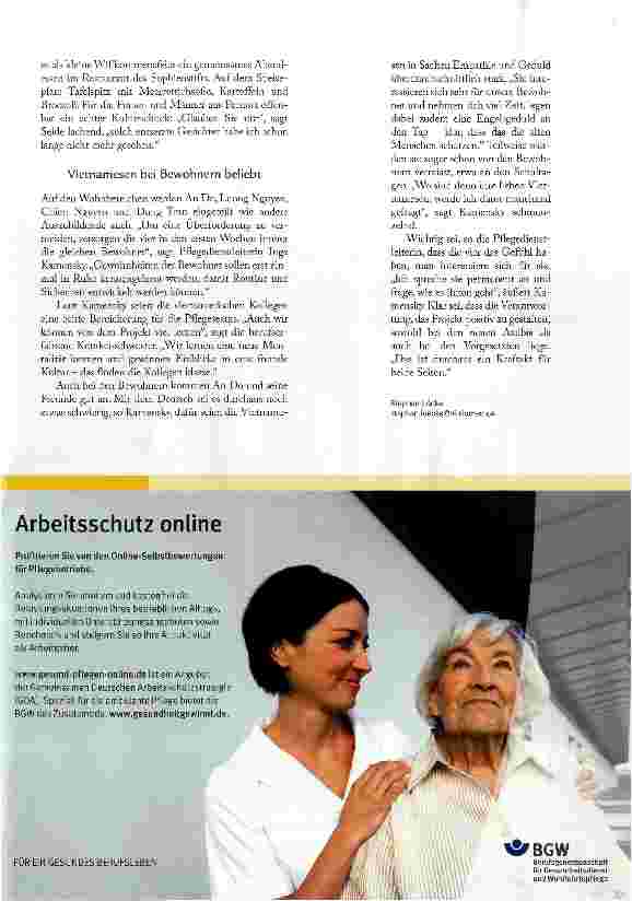 Vorschauseite 4: KRAFTAKT FÜR BEIDE SEITEN