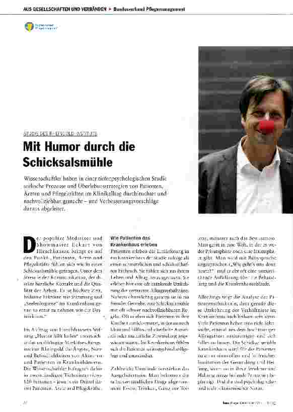 Vorschauseite 1: Mit Humor durch die Schicksalsmühle