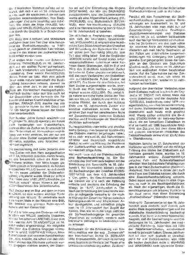 Vorschauseite 2: Diabetes mellitus 1.Folge: Die Geschichte der Zuckerkrankheit