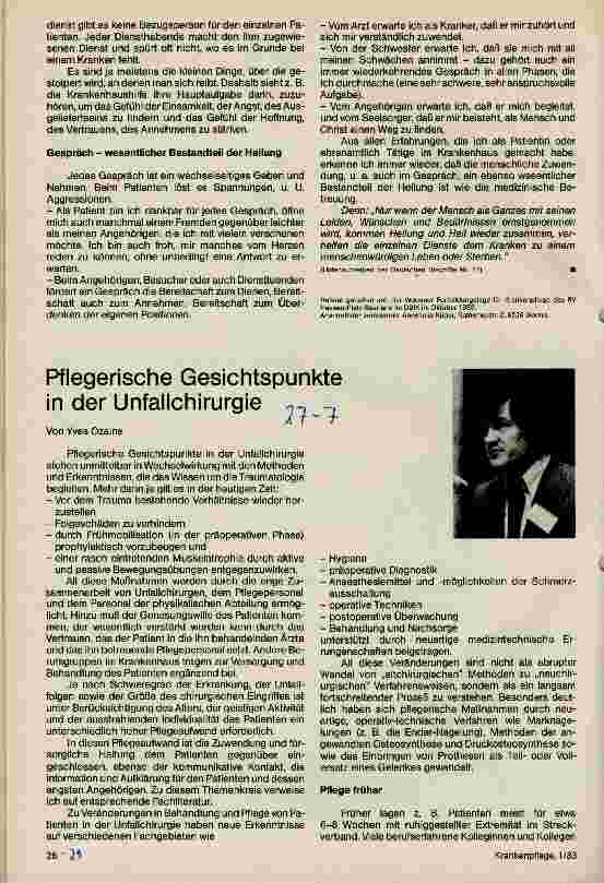 Vorschauseite 3: Das Gespräch aus der Sicht einer Patientin