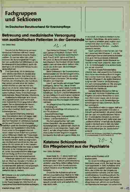 Vorschauseite 1: Betreuung und medizinische Versorung von ausländischen Patienten in der Gemeinde