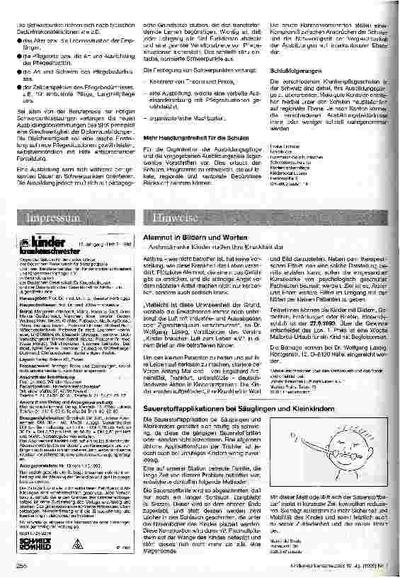 Vorschauseite 2: Neue Ausbildungsbestimmungen für die Gesundheitsund Krankenpflegeberufe in der Schweiz