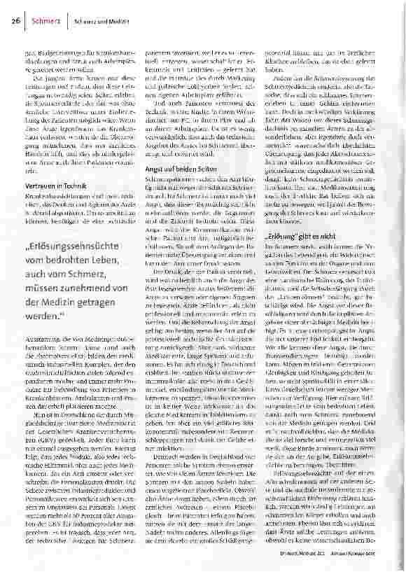 Vorschauseite 3: Im Kampf gegen den Schmerz