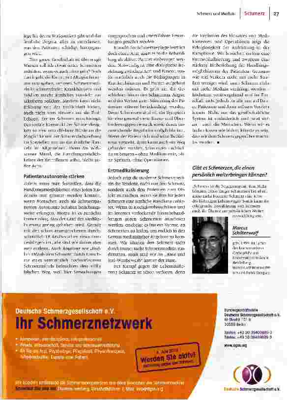 Vorschauseite 4: Im Kampf gegen den Schmerz