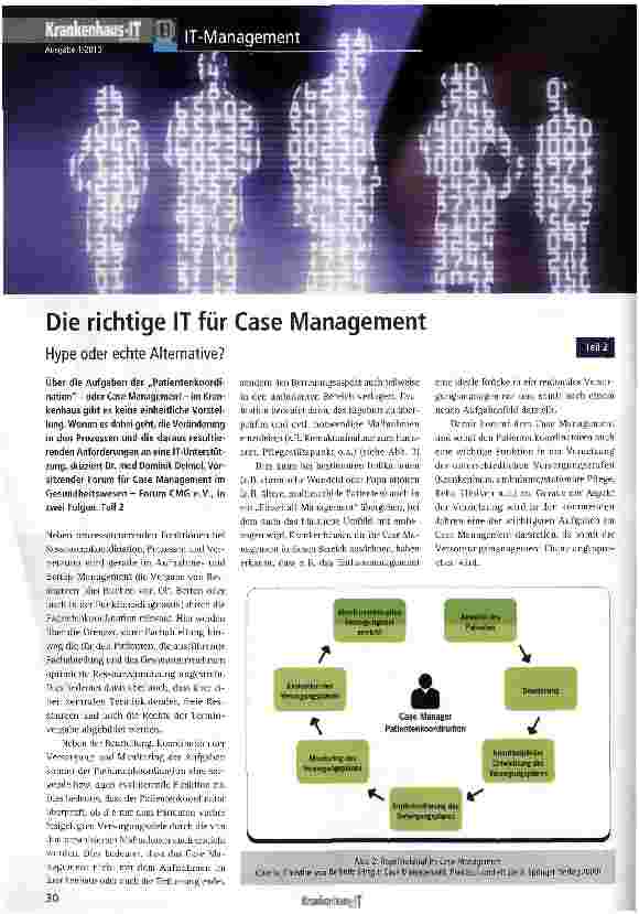 Vorschauseite 1: Die richtige IT für Case Management