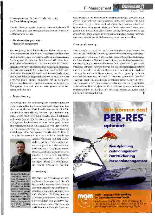 Vorschauseite 2: Die richtige IT für Case Management