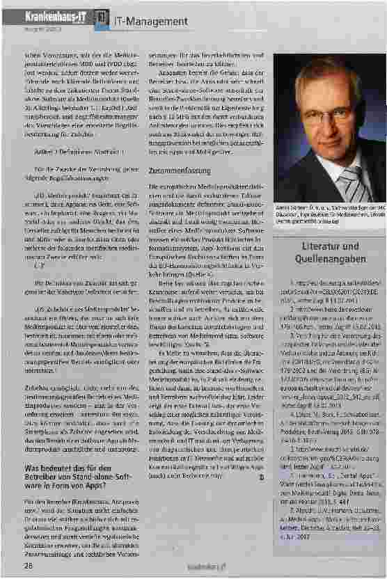 Vorschauseite 3: Software, Apps und regulatorische Anforderungen des MPG