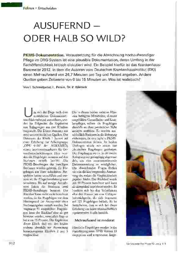 Vorschauseite 1: AUSUFERND- ODER HALB SO WILD?