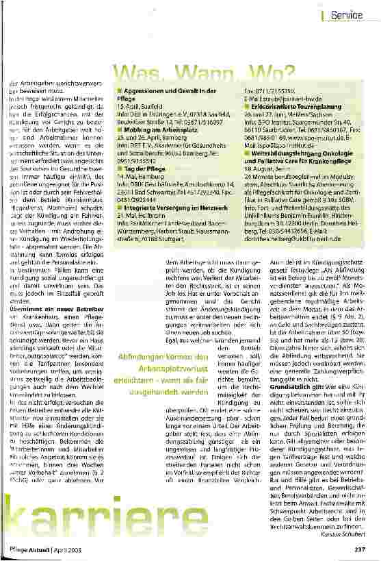 Vorschauseite 2: Kündigung - die Rechte und Pflichten