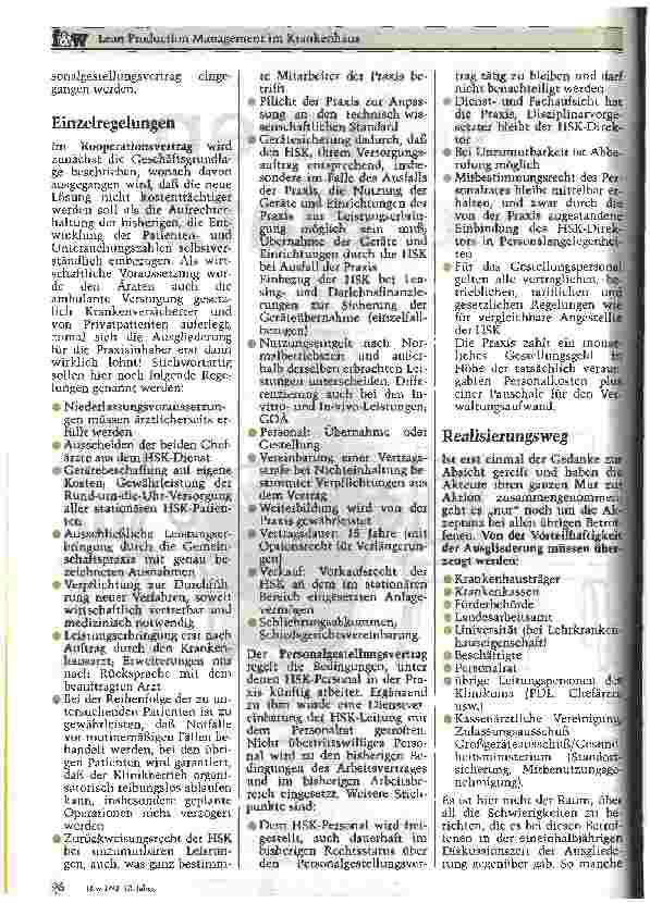 Vorschauseite 3: Lean Production Management im Krankenhaus Am Beispiel der Radiologie-Ausgliederung