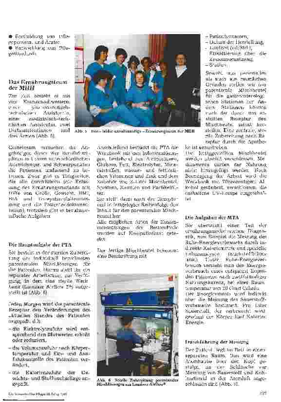 Vorschauseite 3: Übergangspflege (2) Organisation und Durchführung einer heimenteralen Ernährung