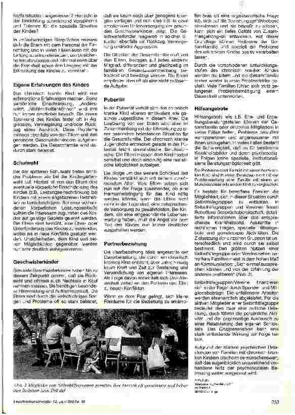 Vorschauseite 2: Die seelische Belastung der Familie mit einem chronisch kranken Kind