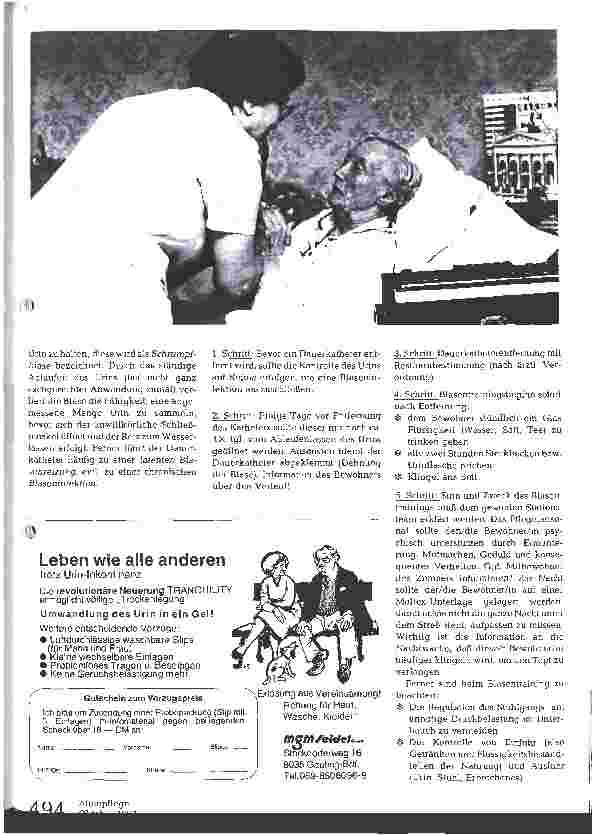 Vorschauseite 5: Inkontinenzvorsorge und Blasentraining Von der Inkontinenz zur normalen Blasenfunktion