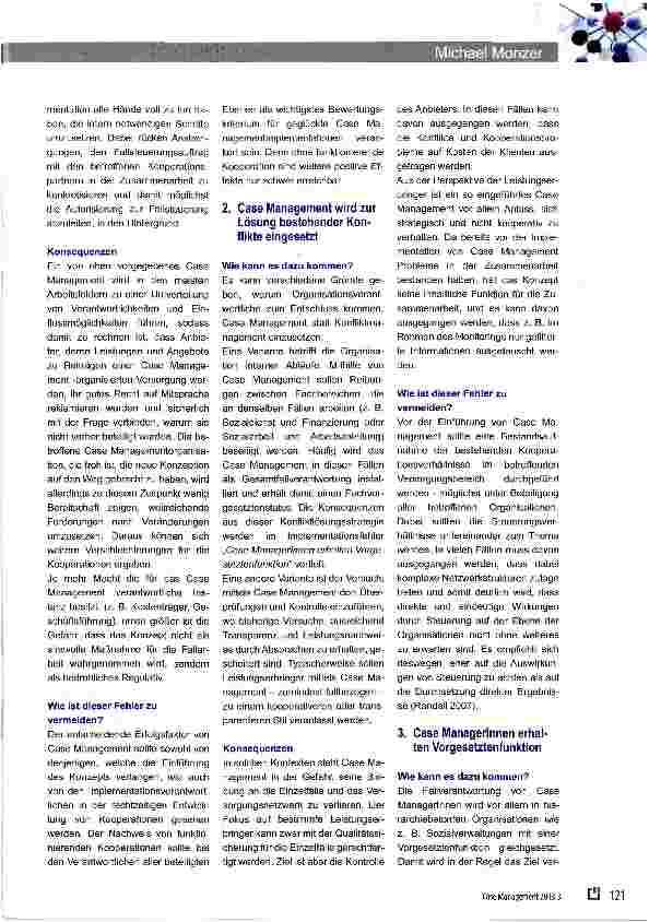 Vorschauseite 2: Zehn Möglichkeiten, eine Case Managementimplementation in den Sand zu setzen