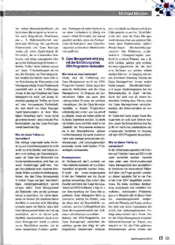 Vorschauseite 6: Zehn Möglichkeiten, eine Case Managementimplementation in den Sand zu setzen