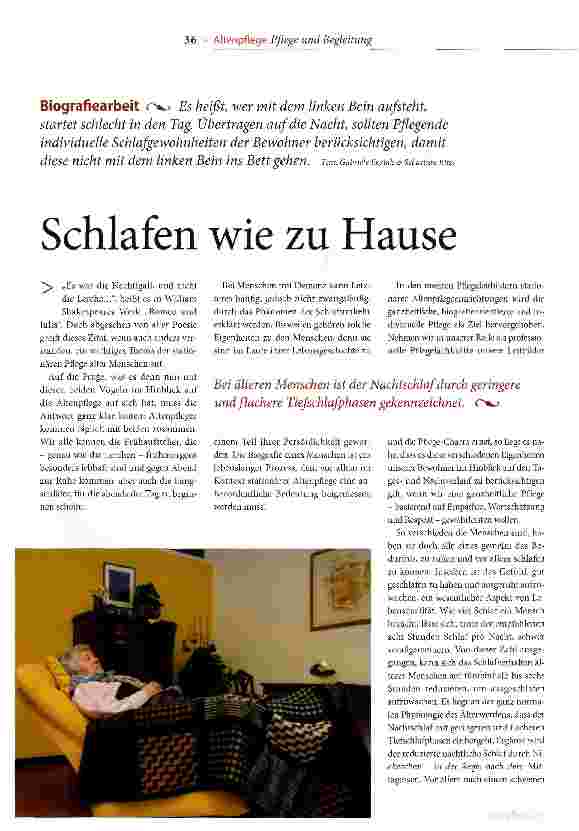 Vorschauseite 1: Schlafen wie zu Hause