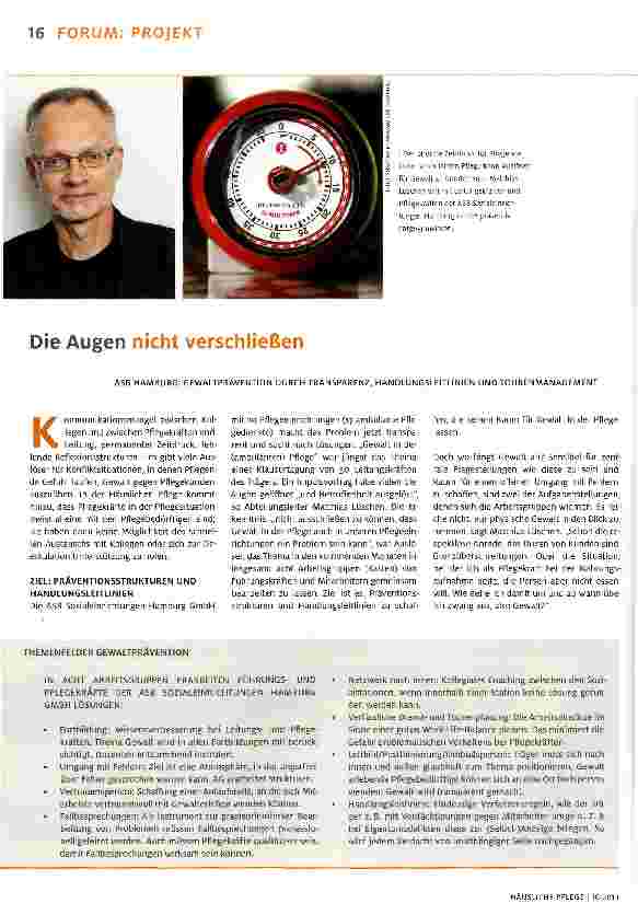 Vorschauseite 1: Die Augen nicht verschließen