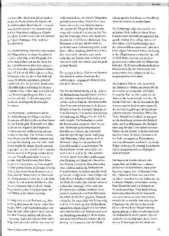 Vorschauseite 4: Lebensweltlich-kommunikatives Handeln Ein Ansatz zur Situationsbewältigung zwischen Pflegenden und dementierenden alten Menschen?