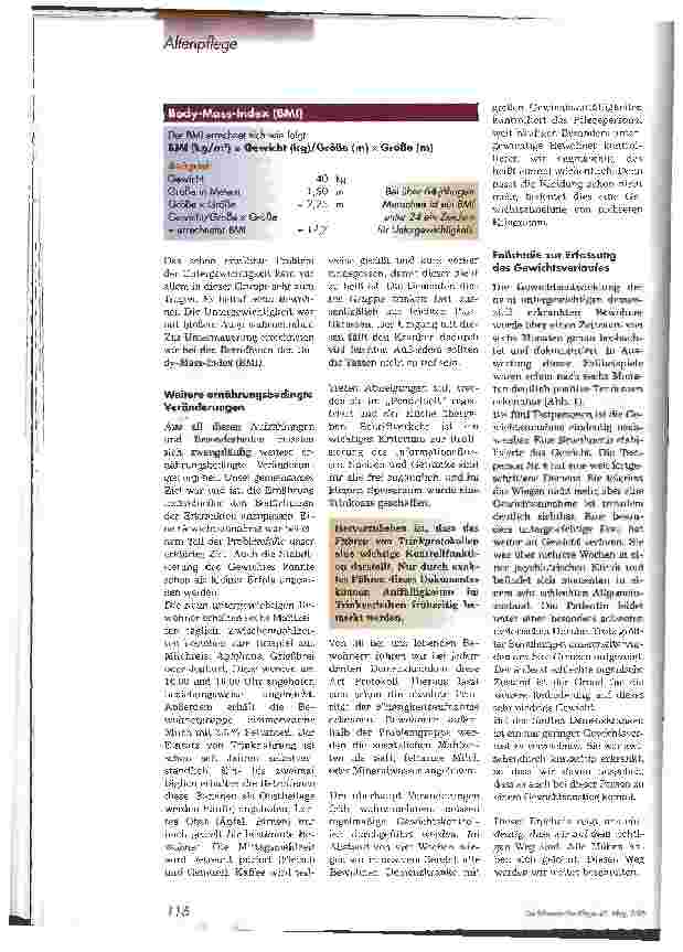 Vorschauseite 3: Ernährung demenziell Erkrankter