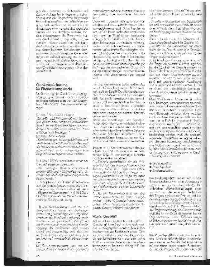 Vorschauseite 2: Qualitätssicherung Teil 1: Rechtsgrundlagen