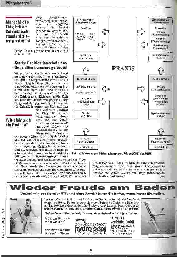 Vorschauseite 4: Blick zurück in die Zukunft Pflegekongreß des Deutschen Berufsverbandes für Pflegeberufe