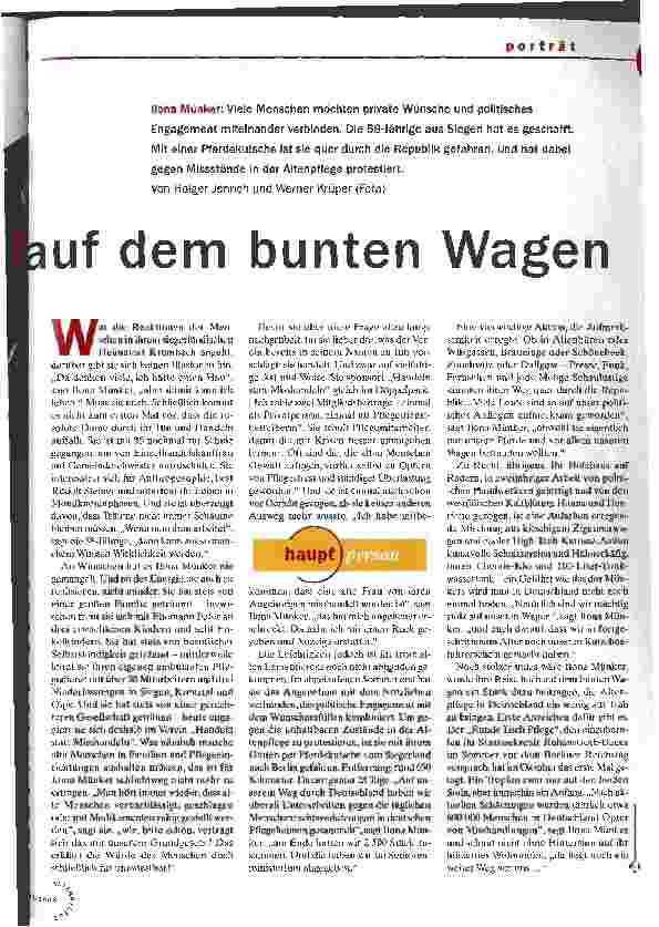 Vorschauseite 2: Hoch auf dem bunten Wagen