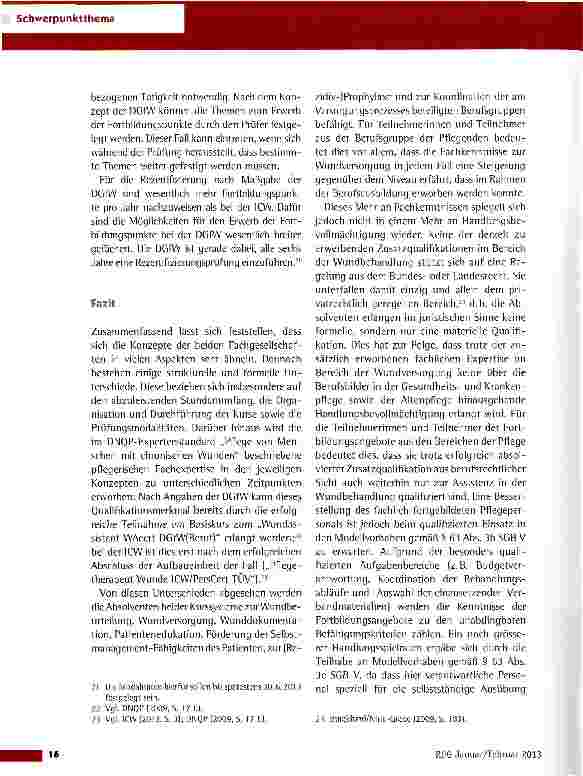 Vorschauseite 5: Die Qualifikationsmöglichkeiten im modernen Wundmanagement in der Gegenüberstellung