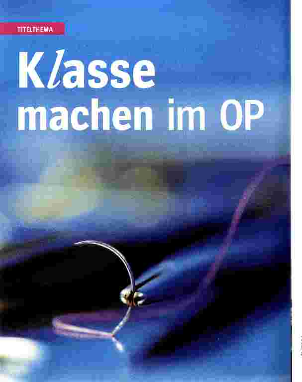 Vorschauseite 1: Klasse machen im OP