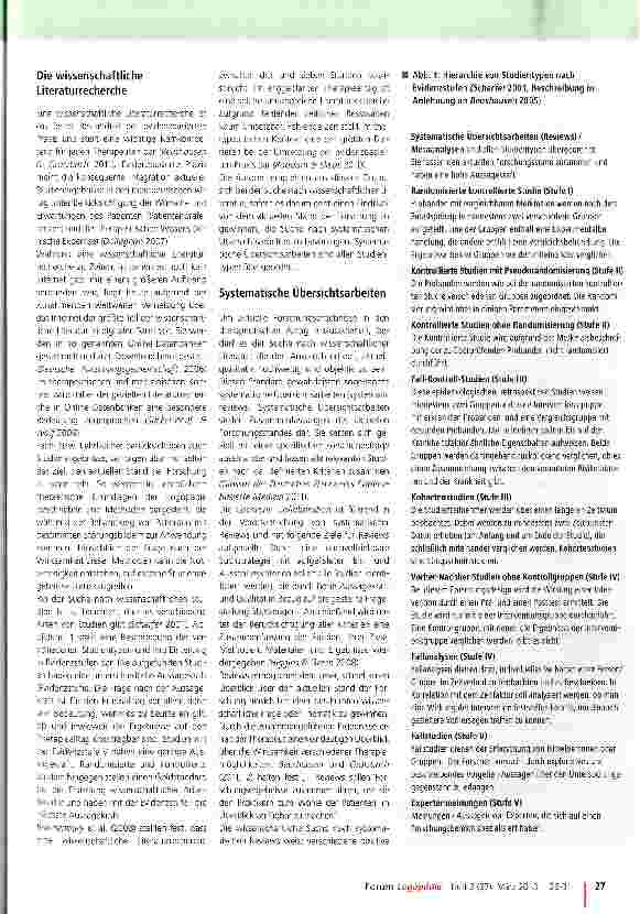 Vorschauseite 2: Literaturrecherche - Nein danke?